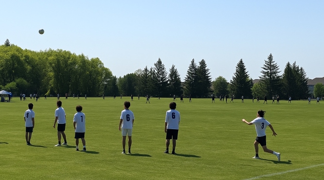 Playing Football