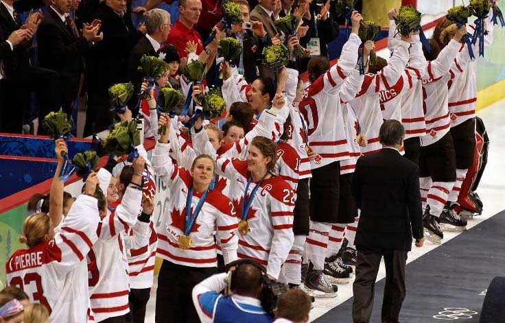 Goldmedalists Team Canada